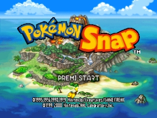 Pokemon Snap (Italy) Title Screen